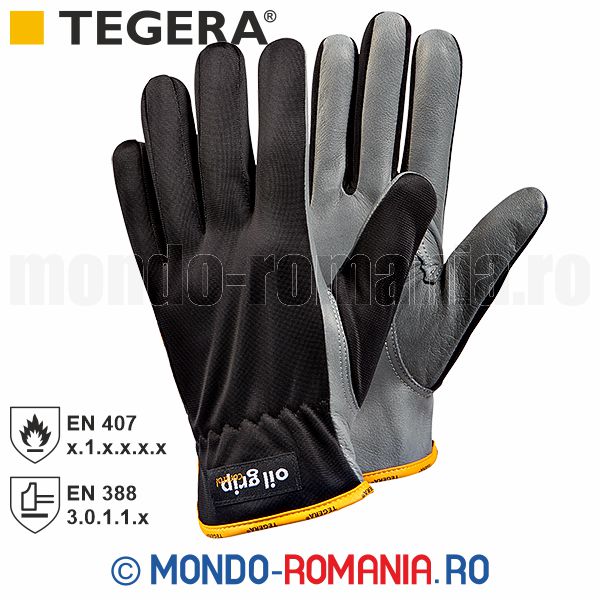 Manusi de protectie din piele si textil  - TEGERA 6614